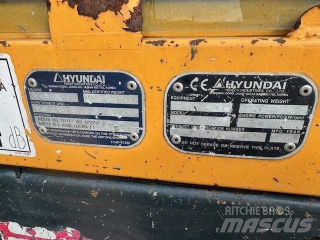 Hyundai Robex 27 Z-9 Mini bagri <7t