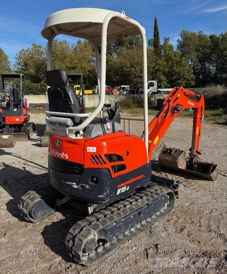 Kubota U 15-3 Mini bagri <7t
