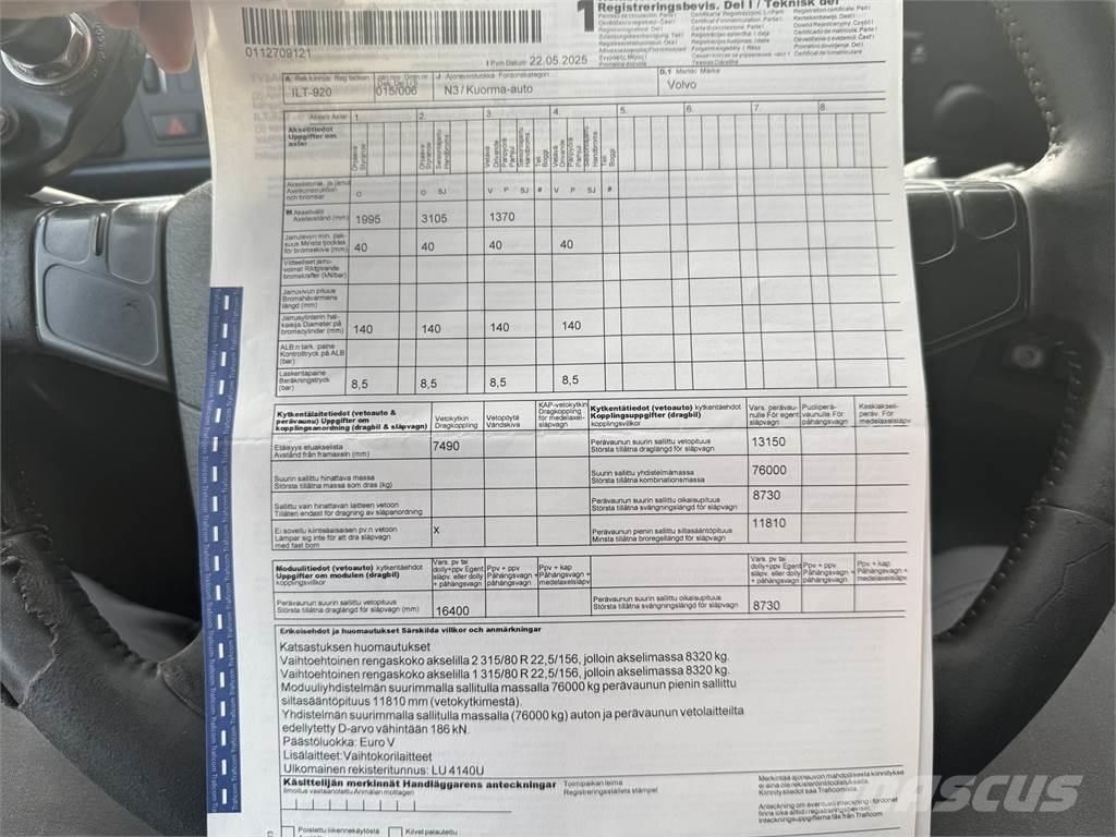 Volvo FH 540 8X4 Kotalni prekucni tovornjaki