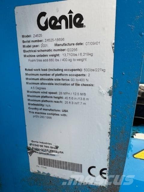 Genie Z 45/25 Zglobne dvižne ploščadi