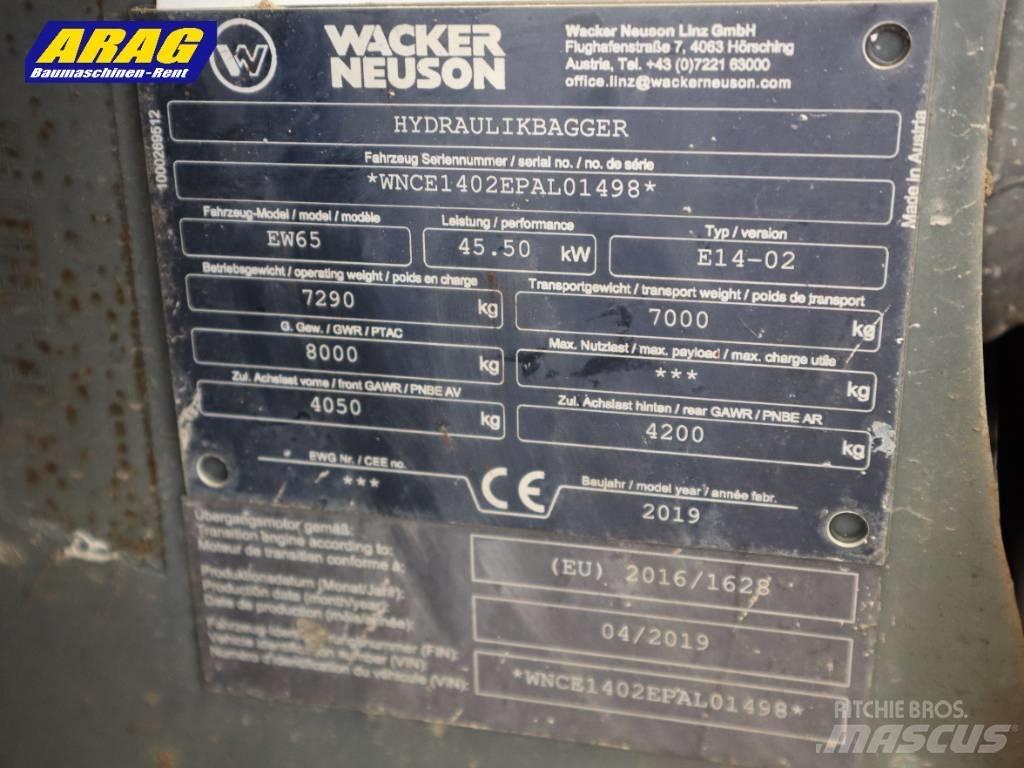 Wacker Neuson EW 65 Bagri na kolesih