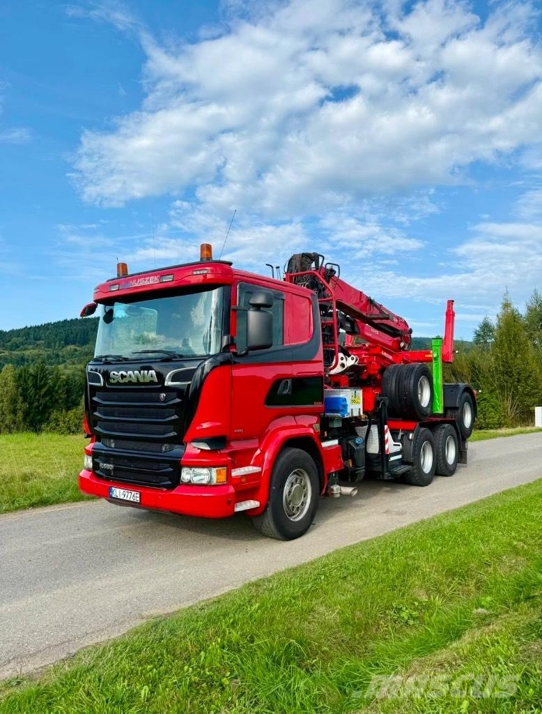 Scania R580 V8 6x4 Tovornjaki za hlode