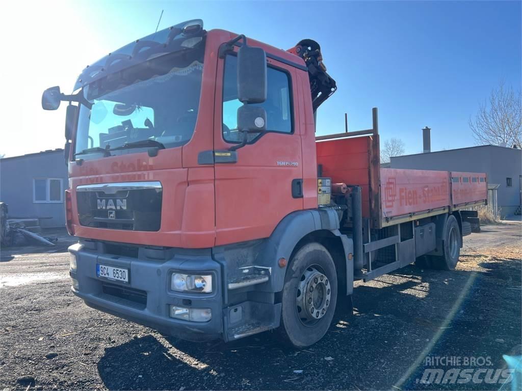 MAN TGM 15.290 + HR Tovornjaki s kesonom/platojem