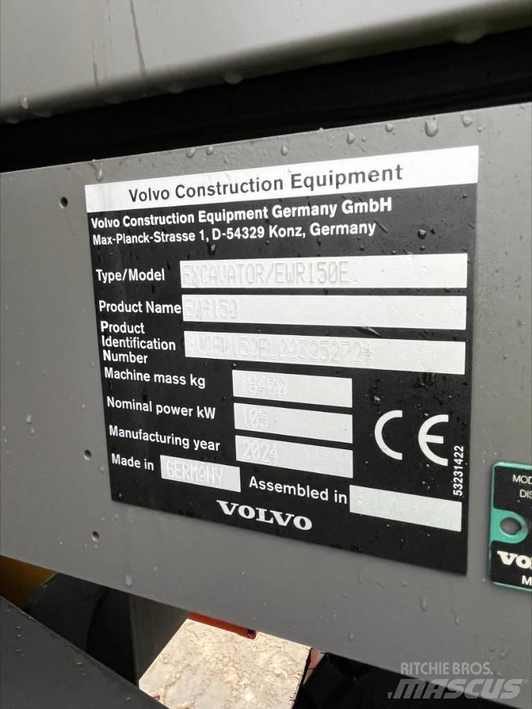 Volvo EWR 150 E Bagri na kolesih