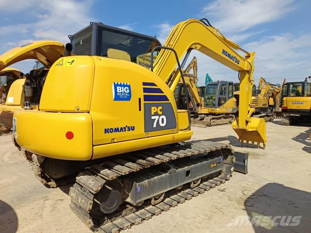 Komatsu PC 70 Midi bagri 7t – 12t
