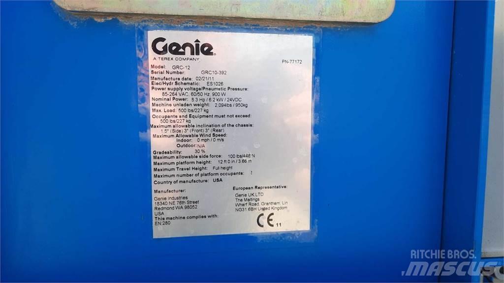 Genie GR12 Druga dvigala in dvižne ploščadi