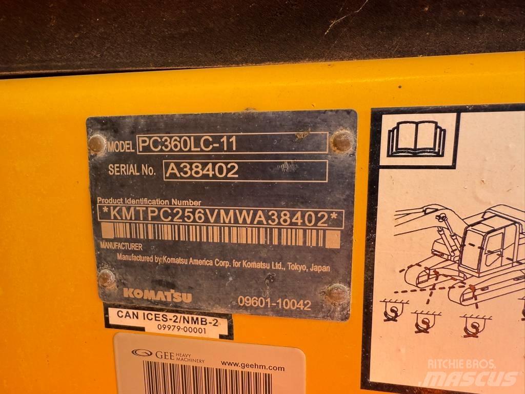 Komatsu PC360LC-11 Bagri goseničarji