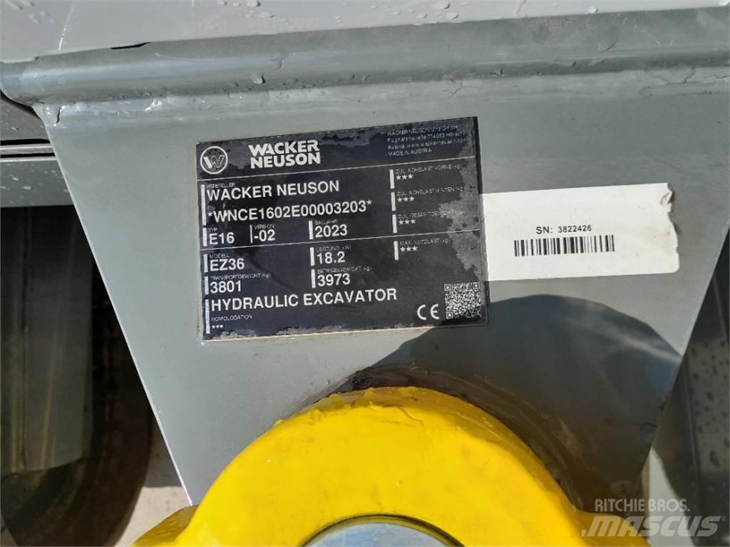 Wacker Neuson EZ36 Mini bagri <7t