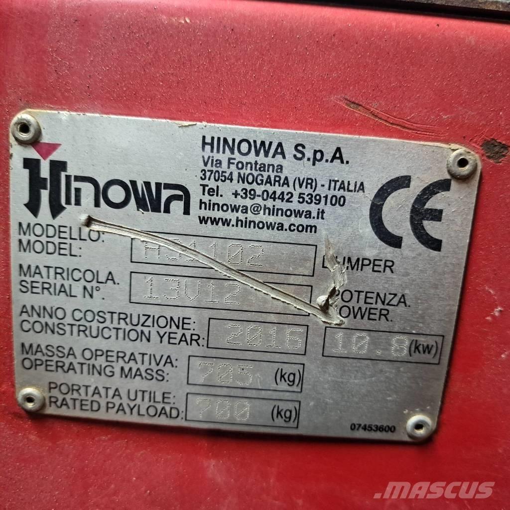 Hinowa HS1102 Demperji goseničarji