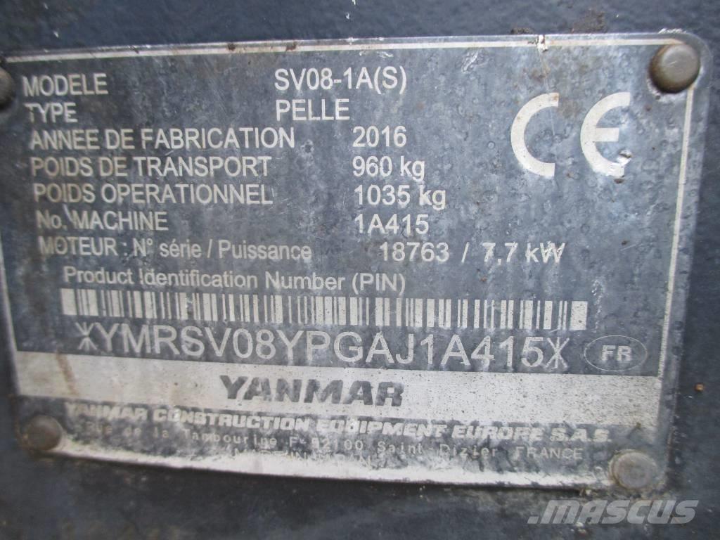 Yanmar SV 08-1 A Mini bagri <7t