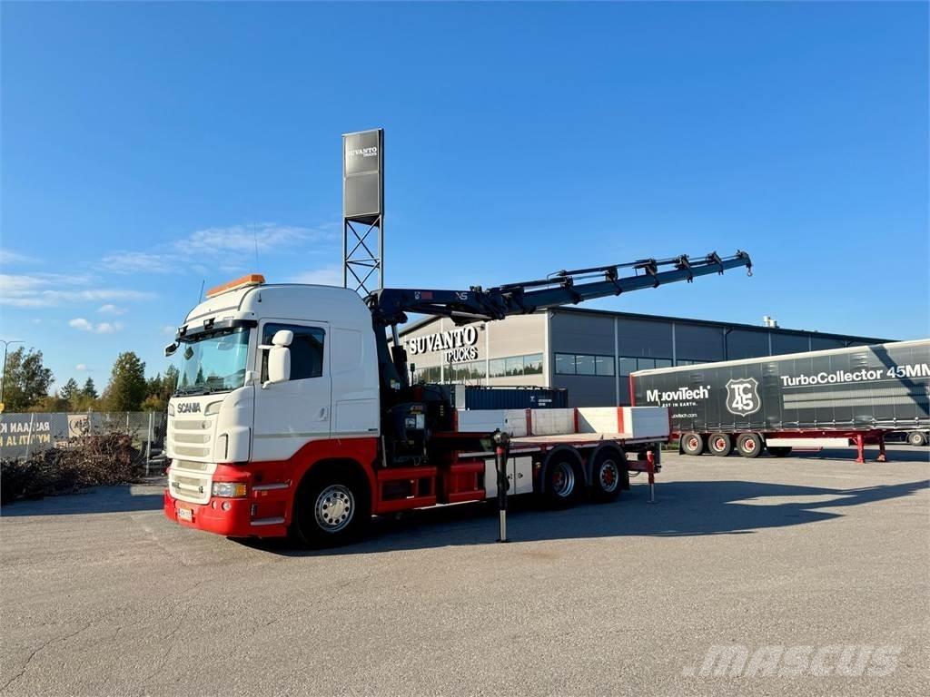 Scania R 500 Tovornjaki z žerjavom