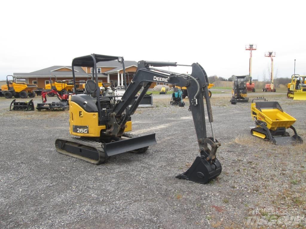 John Deere 26G Mini bagri <7t