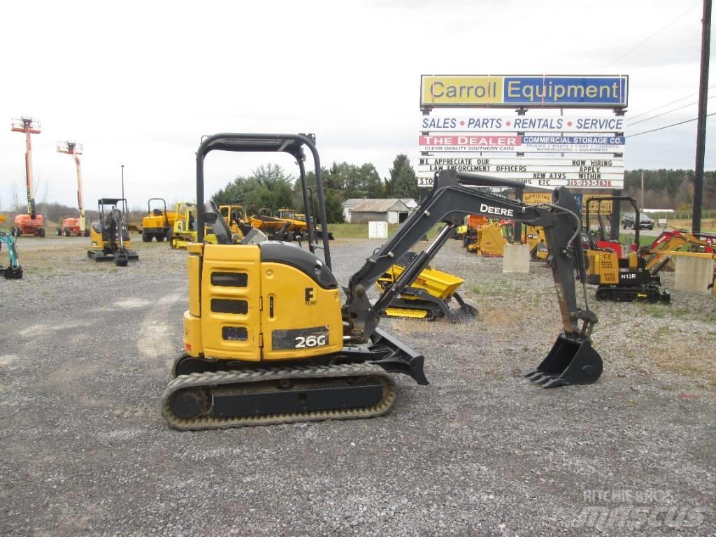 John Deere 26G Mini bagri <7t