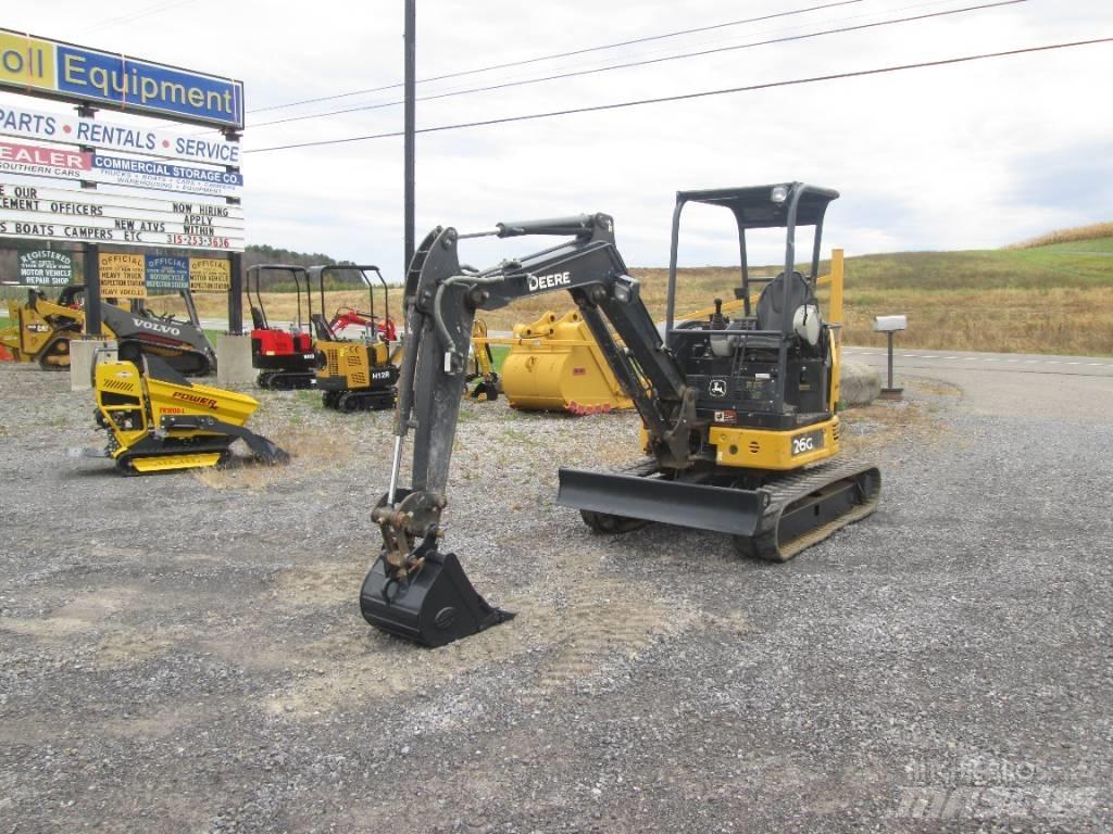 John Deere 26G Mini bagri <7t
