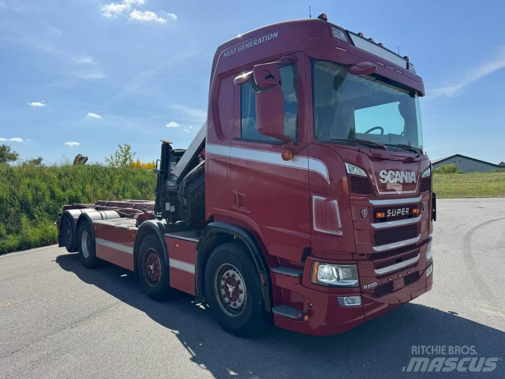 Scania R 500 CB Tovornjaki z žerjavom
