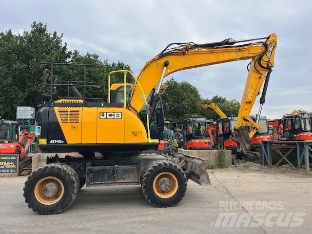 JCB JS 145 W Bagri na kolesih