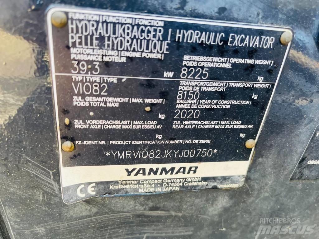 Yanmar Vio 82 Midi bagri 7t – 12t