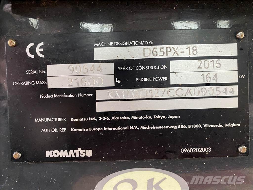 Komatsu D65PX-18 Buldožerji goseničarji