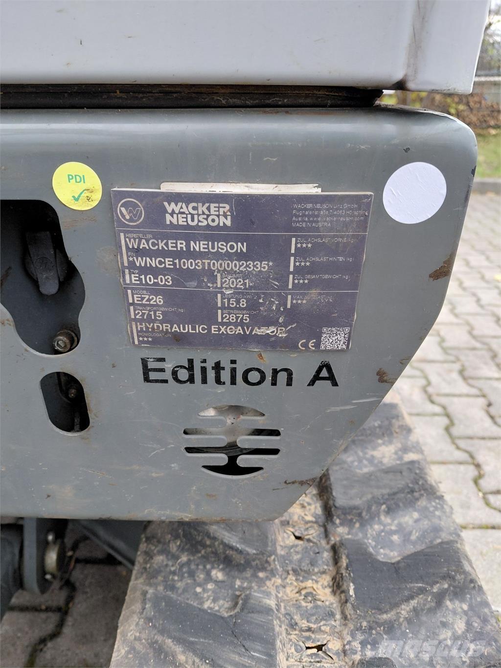 Wacker Neuson EZ26 Bagri goseničarji