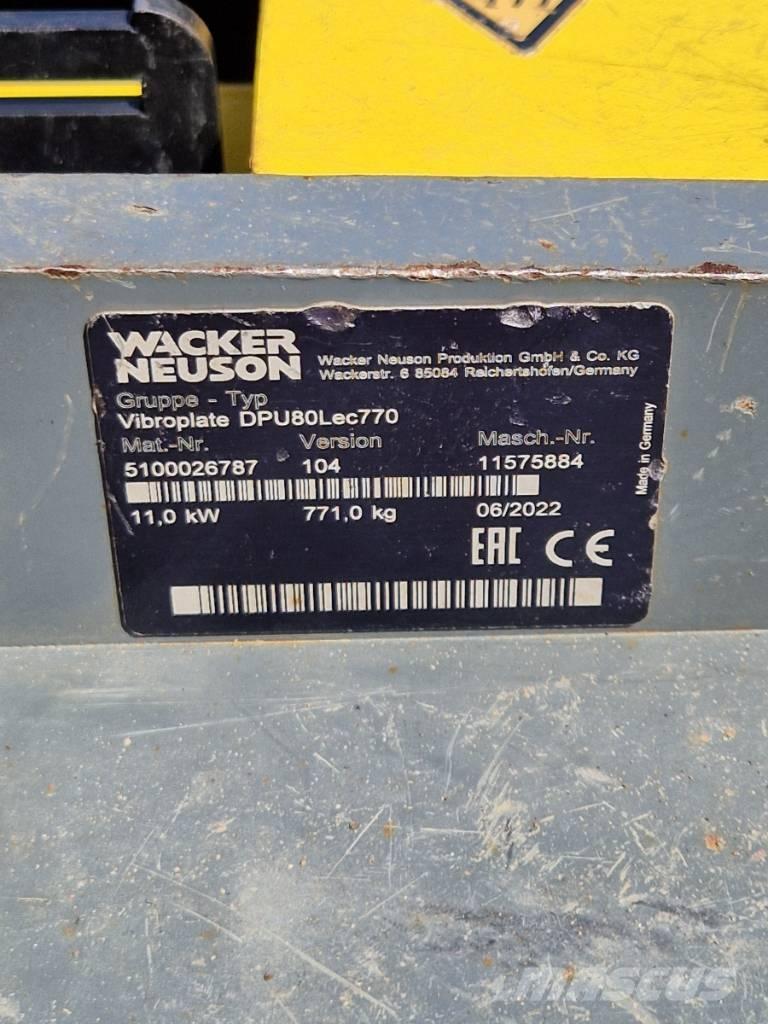 Wacker Neuson DPU 80 Vibro plošče
