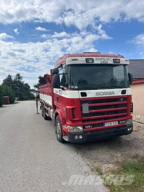 Scania R 114 Tovornjaki z žerjavom