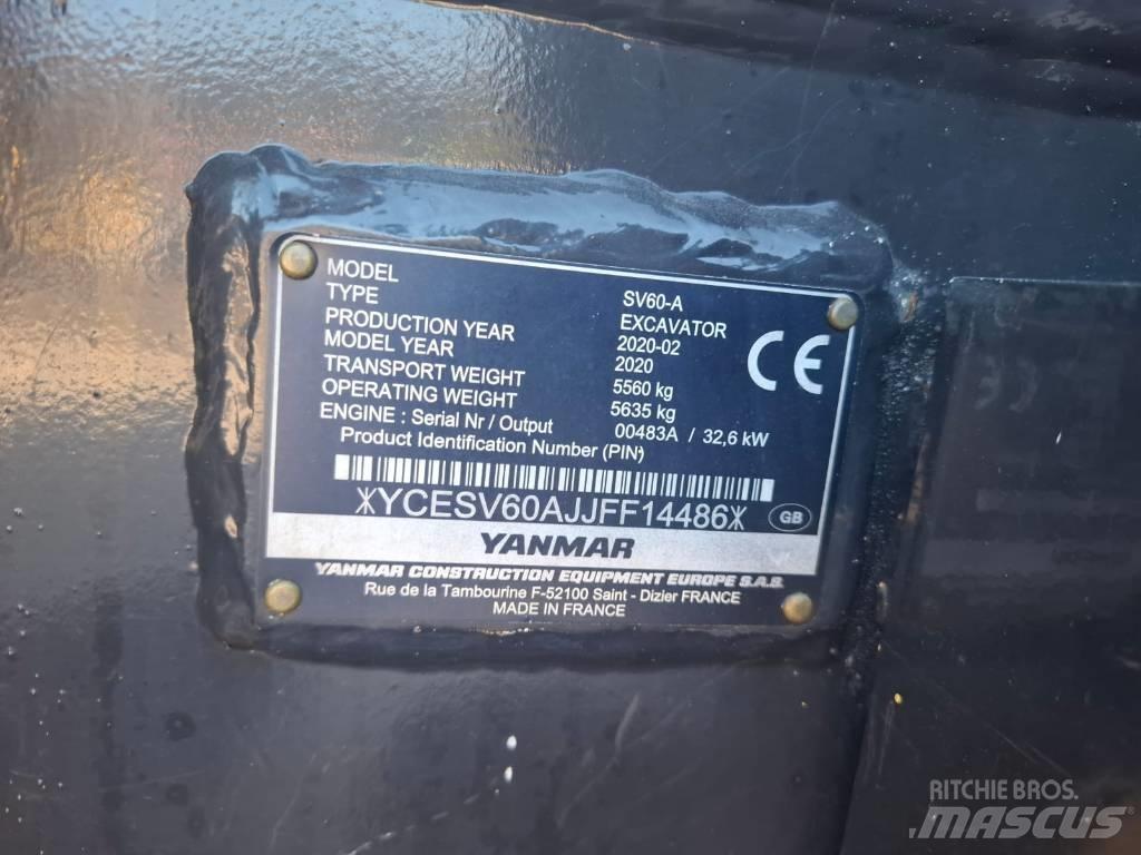 Yanmar SV 60 A Midi bagri 7t – 12t