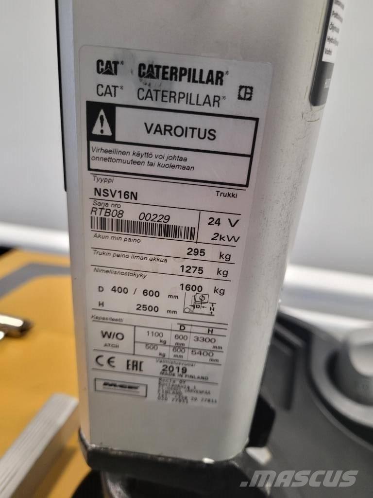 CAT NSV 16N Samopogonski ročni viličarji