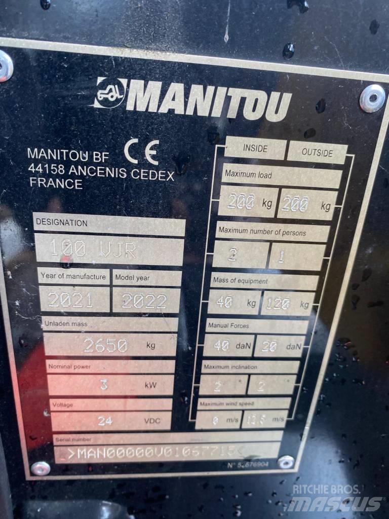 Manitou 100 VJR Vertikalna dvigala