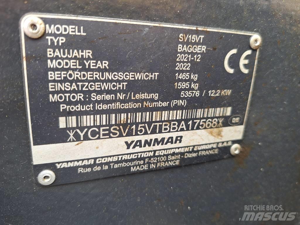 Yanmar SV 15 Mini bagri <7t