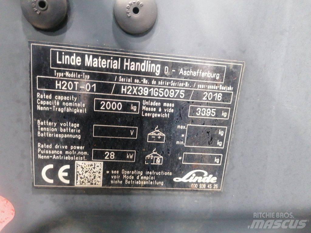 Linde H20T-01 Plinski viličarji