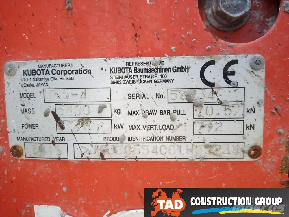 Kubota U 55-4 Mini bagri <7t