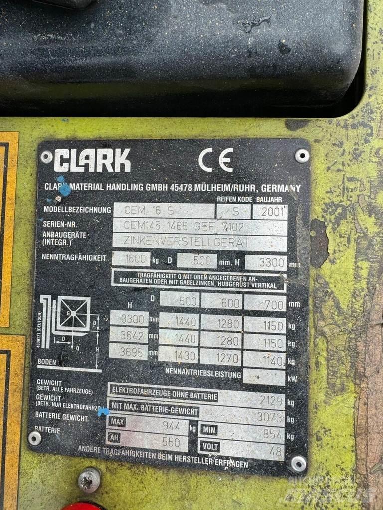 Clark CEM 16S Viličarji - drugo