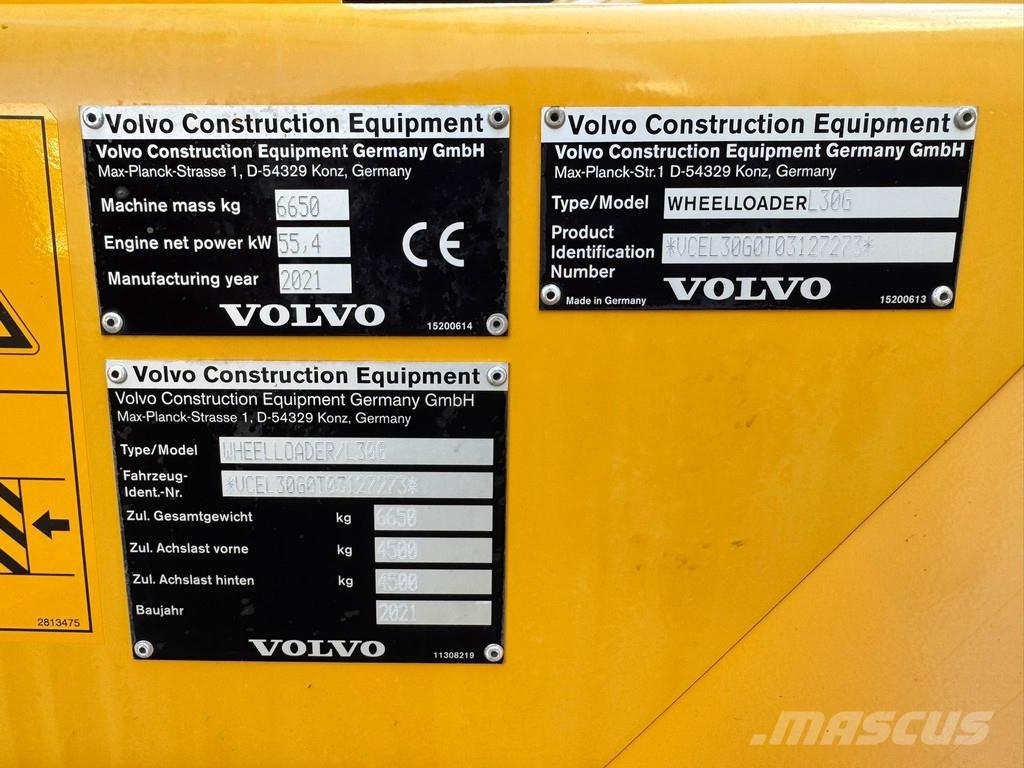 Volvo L30G Kolesni nakladalci
