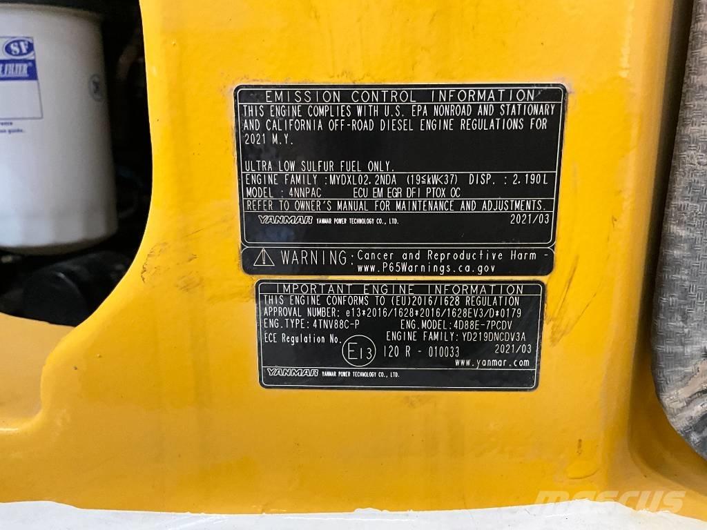 Komatsu PC 55 MR-5 Mini bagri <7t