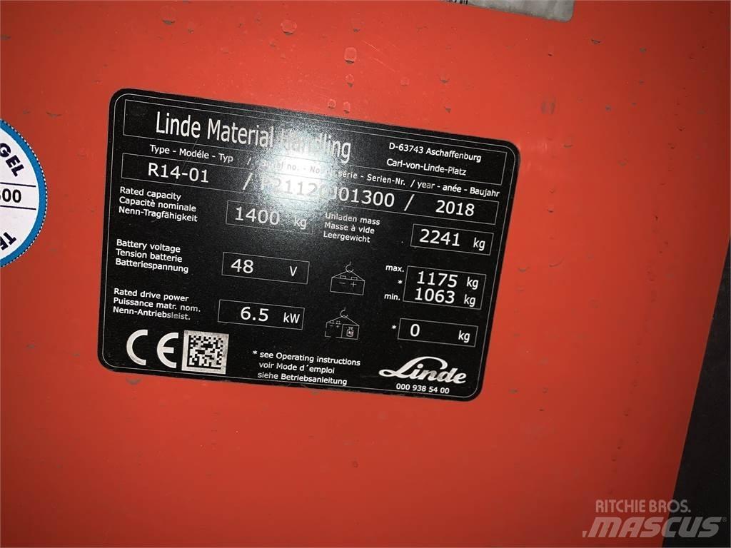 Linde R14 Viličarji s pomičnim teleskopom