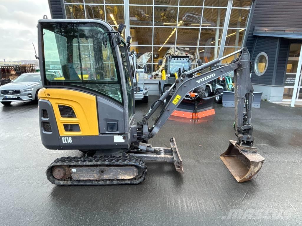 Volvo EC18 D Mini bagri <7t