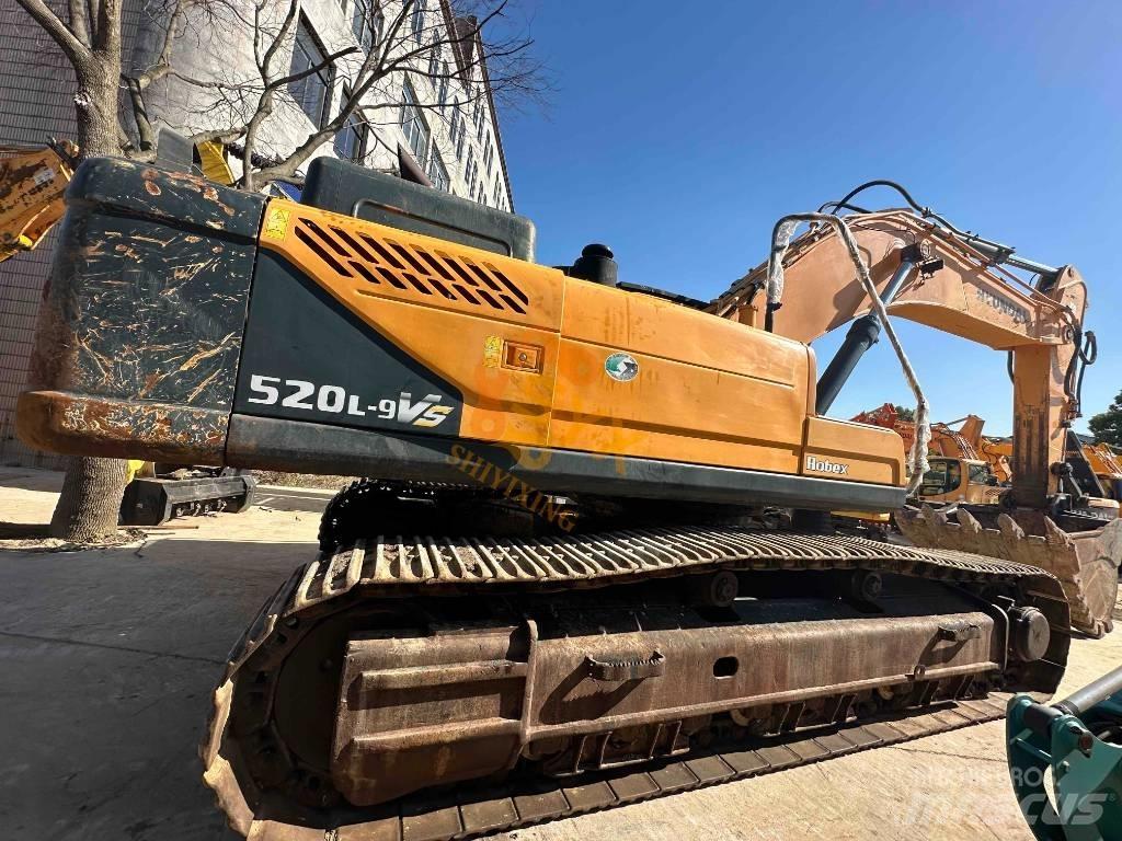 Hyundai Robex 520 VS Bagri goseničarji