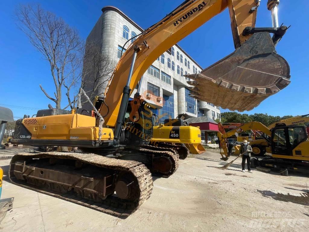 Hyundai Robex 520 VS Bagri goseničarji
