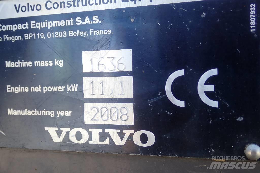 Volvo EC 15 B Mini bagri <7t