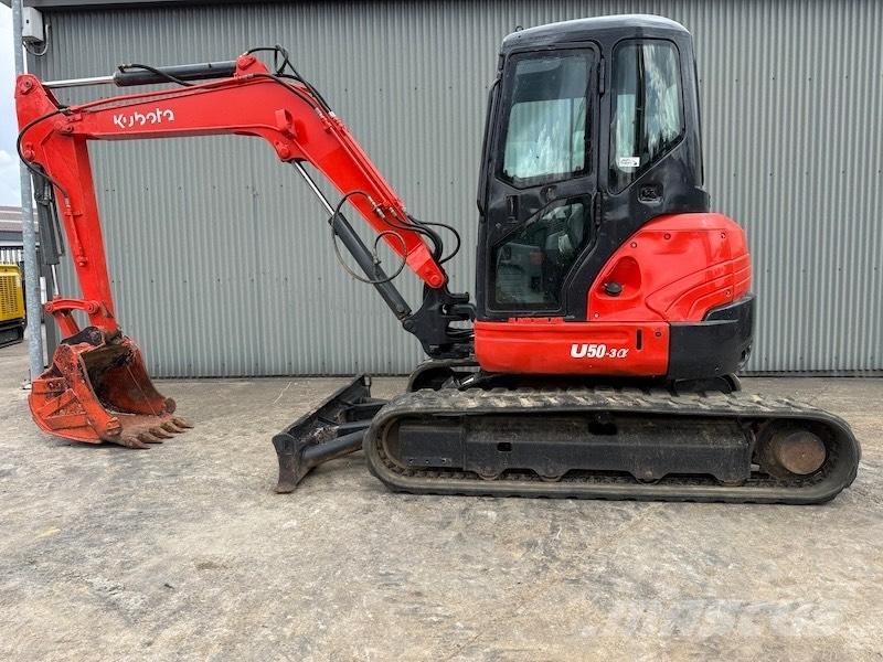 Kubota U50-3 Mini bagri <7t