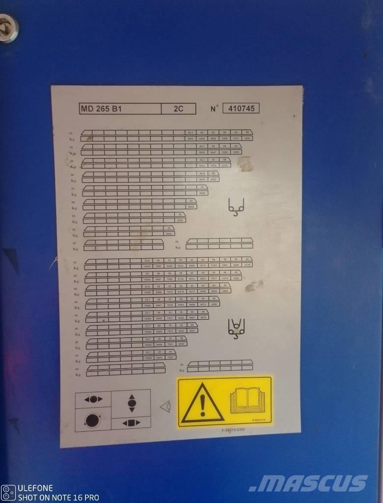 Potain MD265B1-J10 Stolpni žerjavi