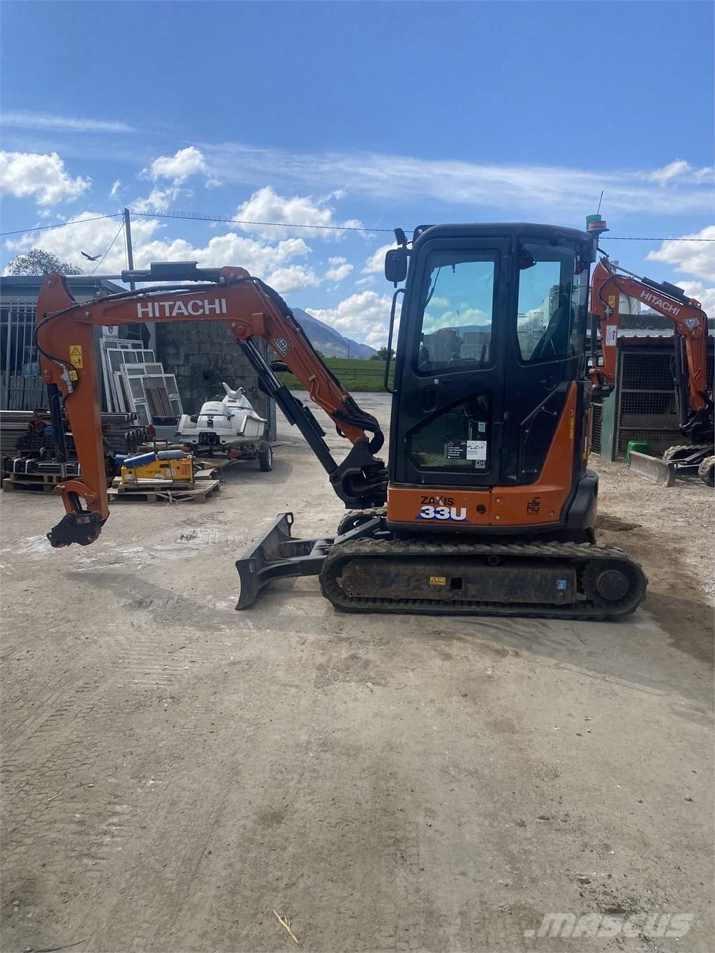 Hitachi Zaxis33U-6 Mini bagri <7t