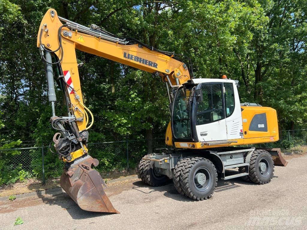 Liebherr A 918 Bagri na kolesih