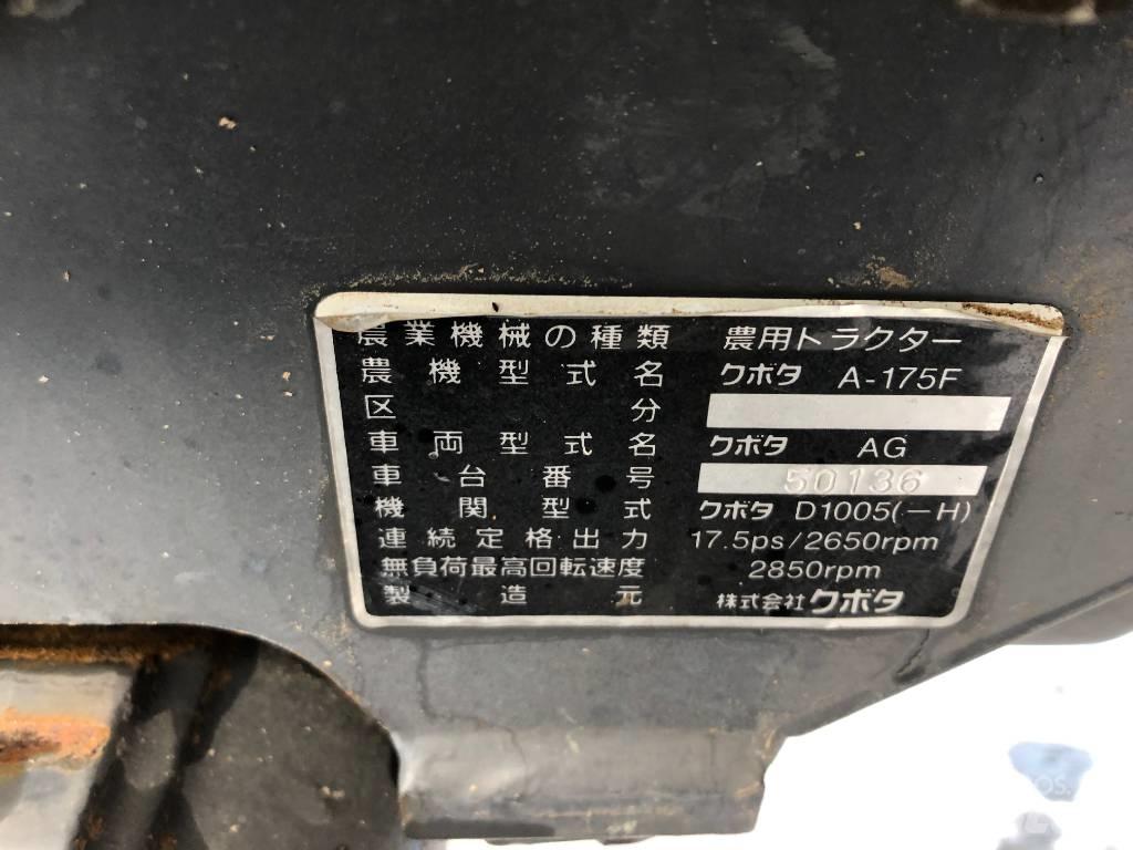 Kubota A-175 Traktorji