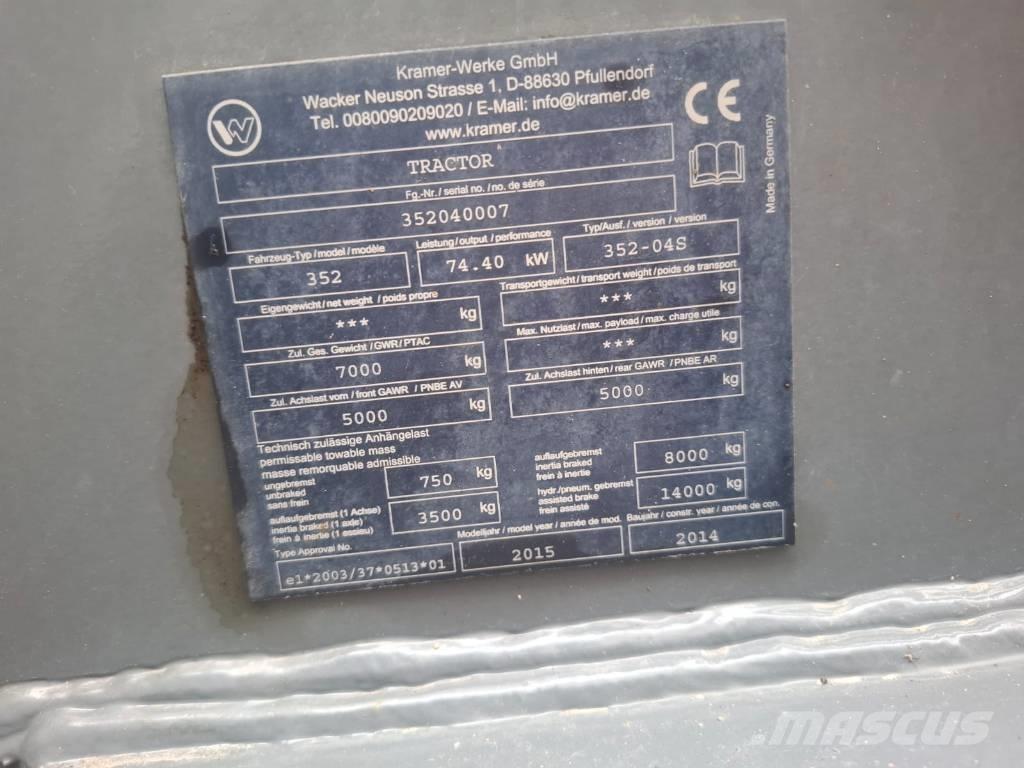 Kramer 8115 Kolesni nakladalci