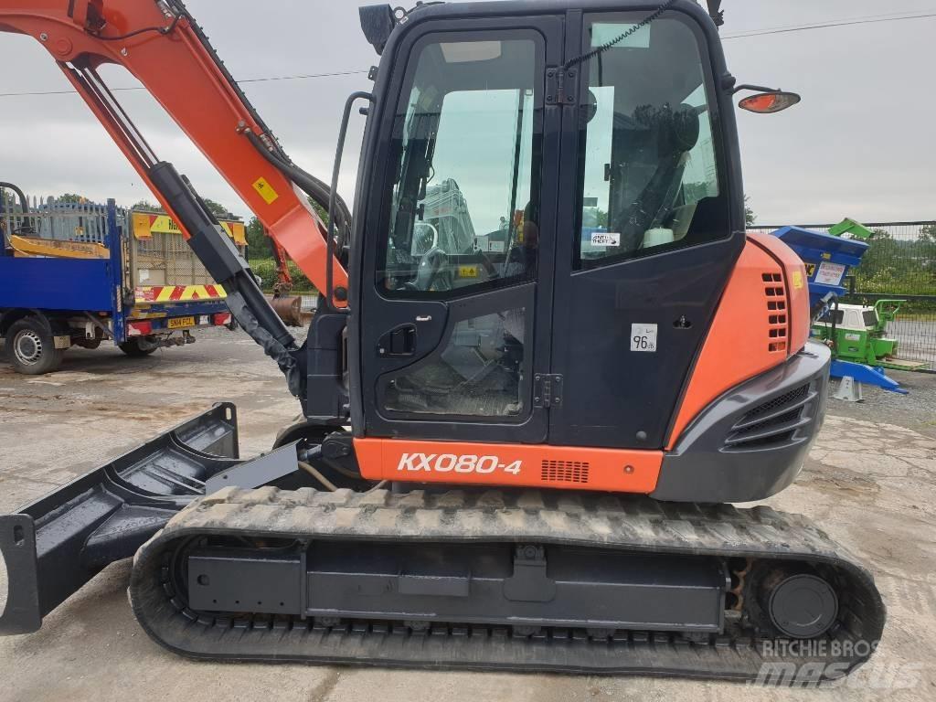 Kubota KX 080-4 Midi bagri 7t – 12t