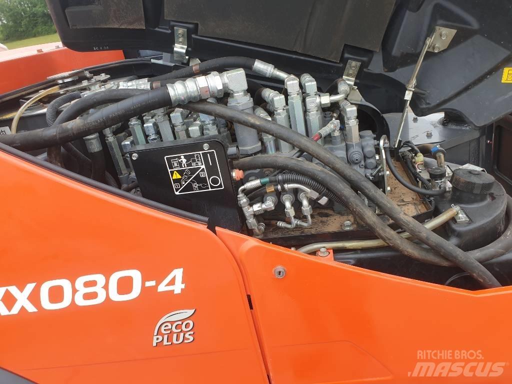 Kubota KX 080-4 Midi bagri 7t – 12t