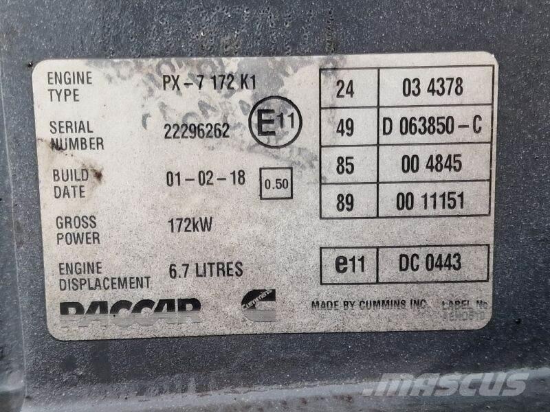 DAF PX-7 172 K1 Motorji