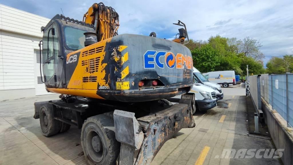 JCB JS 200 W Bagri na kolesih