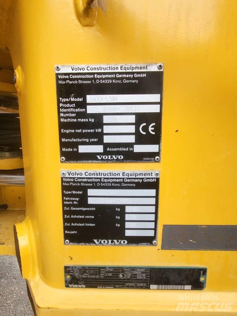 Volvo L 50 H Kolesni nakladalci
